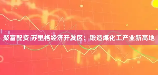 聚富配资 苏里格经济开发区：锻造煤化工产业新高地